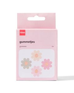 HEMA Gummetjes Bloemen Ø4cm - 4 Stuks