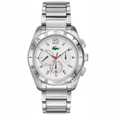 Lacoste horlogeband 2010604 / LC-53-1-14-2301 Staal Staal / RVS 24mm