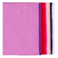 Creativ Company Hobbyvilt a4 dikte 2mm paars en roze harmonie - 10st.