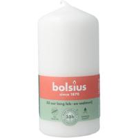 Bolsius stompkaars 120/58 cloudy white