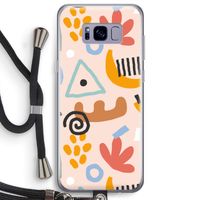 Abstract: Samsung Galaxy S8 Plus Transparant Hoesje met koord