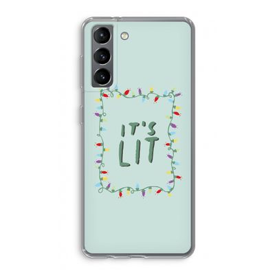 It's Lit: Samsung Galaxy S21 Transparant Hoesje