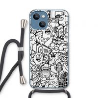 Vexx City #2: iPhone 13 mini Transparant Hoesje met koord
