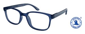 Leesbril +3.00 regenboog blauw