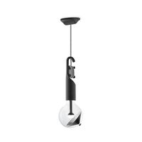 Move Me hanglamp Twist - zwart / Cone 5,5W - zwart zilver - thumbnail