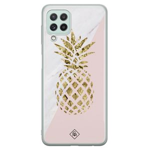 Samsung Galaxy A22 4G siliconen hoesje - Ananas