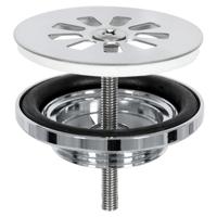 Differnz afvoerplug | chroom | 64mm