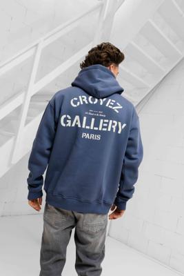 Croyez Gallery Hoodie Heren Blauw - Maat XS - Kleur: Blauw | Soccerfanshop