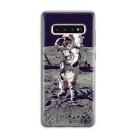 Spaceman: Samsung Galaxy S10 4G Transparant Hoesje Spaceman: Samsung Galaxy S10 4G Transparant Hoesje