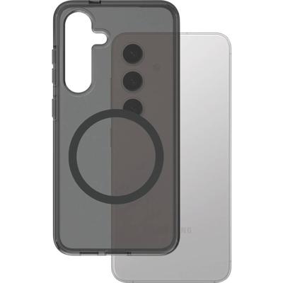 PanzerGlass CARE Flagship Urban Combat Smokey Backcover Samsung Galaxy S25 Zwart Inductieve lading, Stootbestendig