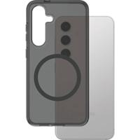 PanzerGlass CARE Flagship Urban Combat Smokey Backcover Samsung Galaxy S25 Zwart Inductieve lading, Stootbestendig
