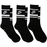 Nike Unisex Essential Crew 3-Pack Sokken - Handbalkleding - Handbalsokken - Black/White - maat 38-42