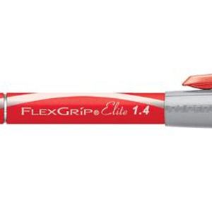 Papermate Flexgrip Elite Rood Intrekbare balpen met klembevestiging 12 stuk(s)