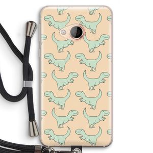 Dinos: HTC U Play Transparant Hoesje met koord