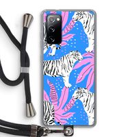 Tijger: Samsung Galaxy S20 FE / S20 FE 5G Transparant Hoesje met koord