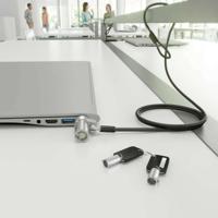 Veiligheidskabel Aisens ASLK-D45K06-BK Zwart 1,5 m