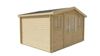 Blokhut - Tuinhuis Juha | 28 mm | vuren Red Class Wood geïmpregneerd