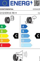 Continental Cross lx2 sl 215/65 R16 98H 21565HR16TCROSSCOLX2 - thumbnail