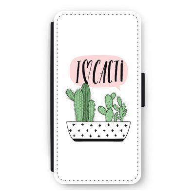 I love cacti: iPhone 12 Pro Max Flip Hoesje