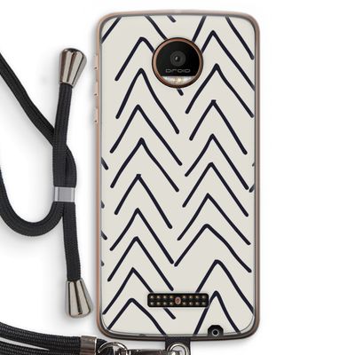Marrakech Arrows: Motorola Moto Z Force Transparant Hoesje met koord