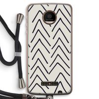 Marrakech Arrows: Motorola Moto Z Force Transparant Hoesje met koord