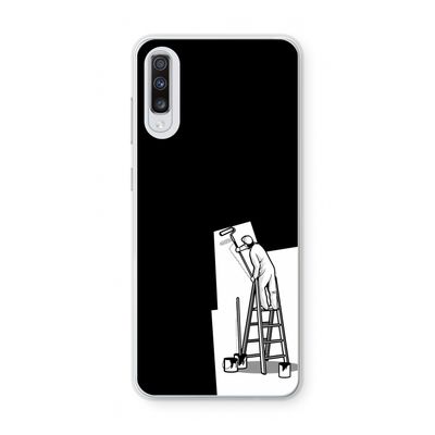 Musketon Painter: Samsung Galaxy A70 Transparant Hoesje