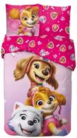 PAW Patrol Dekbedovertrek roze pups 140 x 200 cm - 65 x 65 cm