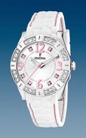 Horlogeband Festina F16541-3 Silicoon Wit 20mm