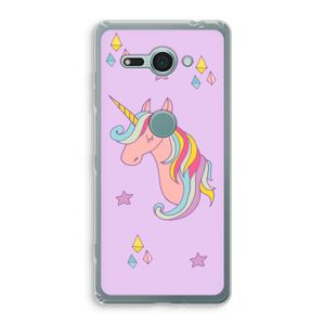 Roze eenhoorn: Sony Xperia XZ2 Compact Transparant Hoesje