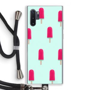 Waterijsje: Samsung Galaxy Note 10 Plus Transparant Hoesje met koord