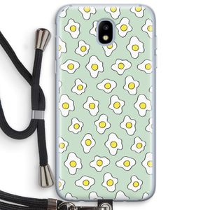 Spiegeleitjes: Samsung Galaxy J5 (2017) Transparant Hoesje met koord
