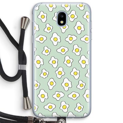 Spiegeleitjes: Samsung Galaxy J5 (2017) Transparant Hoesje met koord