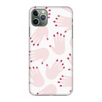 Hands pink: Volledig geprint iPhone 11 Pro Max Hoesje