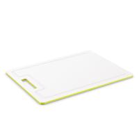 Rotho snijplank 25x15x0.9 cm wit/limoen groen