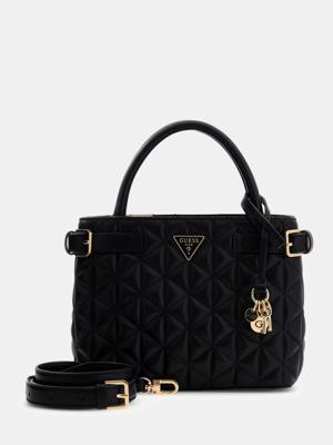 Guess Paisleigh Quilted Mini Handtas Dames Zwart - Maat One Size - Kleur: Zwart | Soccerfanshop