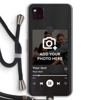 Music Player: Pixel 4a 5G Transparant Hoesje met koord