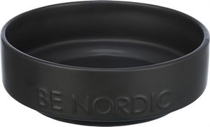 Trixie Be nordic voerbak hond keramiek / rubber zwart