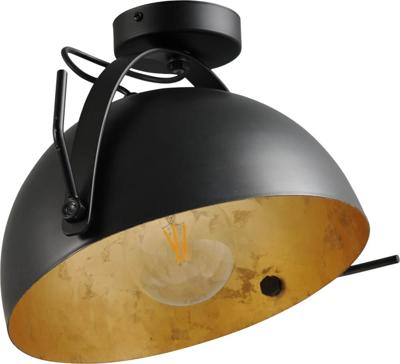 Masterlight Landelijke plafondlampLarino 40 zwart met goud - 5198-30-08-B