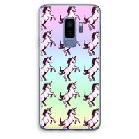 Musketon Unicorn: Samsung Galaxy S9 Plus Transparant Hoesje