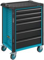 HAZET Gereedschapwagen - Assistent 179N - enkel 179N-6 - L x B x H: 785 mm x 518 mm x 1020 mm - Laden, ondiep: 3× 81 x 522 x 398 mm - Laden, diep: 3×