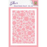 Nellie's Choice • stencil a6 size bubbles
