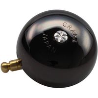 Crane Fietsbel Karen 50 Mm Messing Zwart - thumbnail