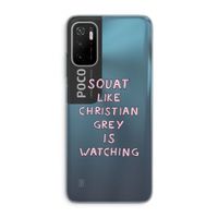 Christian Grey: Xiaomi Poco M3 Pro 5G Transparant Hoesje