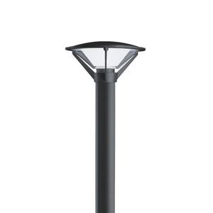 Louis Poulsen Kipp Bollard Vloerlamp - 3000K - Grondpin - Geaard - Donkergrijs