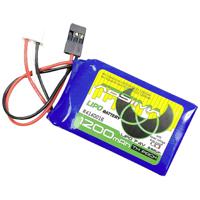 Absima LiPo accupack 7.4 V 1200 mAh Aantal cellen: 2 Softcase JR/Futaba - thumbnail