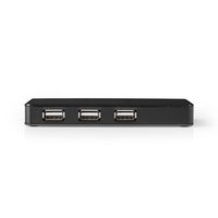 Nedis UHUBU2730BK interface hub USB 2.0 Zwart - thumbnail