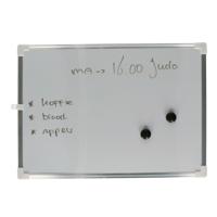 H&S Collection whiteboard - memobord magnetisch - incl. marker/magneten - 25 x 35 cm