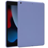 Accezz Liquid Silicone Backcover iPad 9 (2021) 10.2 inch/iPad 8 (2020) 10.2 inch/iPad 7 (2019) 10.2 inch Tablethoesje Paars - thumbnail
