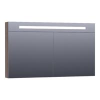 Brauer Promise Deluxe Spiegelkast - 120 cm - met Directe Verlichting - 2 Dubbelzijdige Spiegeldeuren - Grove