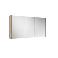 Adema Prime Spiegelkast - 120x63x16cm - inclusief zijpanelen - kaneel SW1212818/SW812072